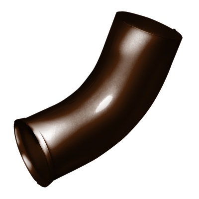 Optima Колено сливное Ral 8017 (шоколадно-коричневый)