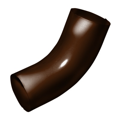 Optima Колено трубы Ral 8017 (шоколадно-коричневый)