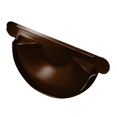 Optima Заглушка желоба Ral 8017 (шоколадно-коричневый)