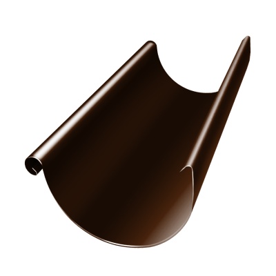Optima Желоб водосточный D125 Ral 8017 (шоколадно-коричневый) 3м